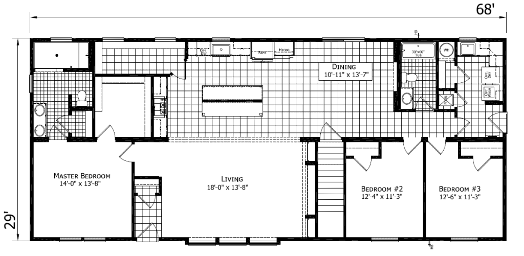 Praire View System Built Custom Model Home Floor Plan