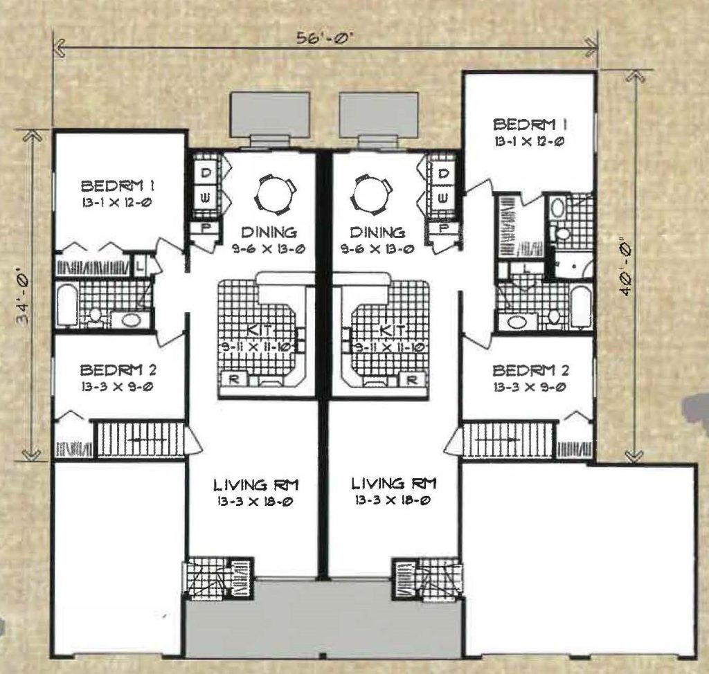 Allenwood System Built Custom Model Home Floor Plan