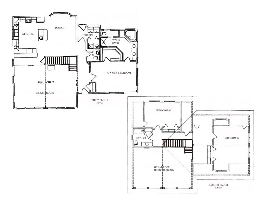 Cedar Ridge System Built Custom Model Home Floor Plan