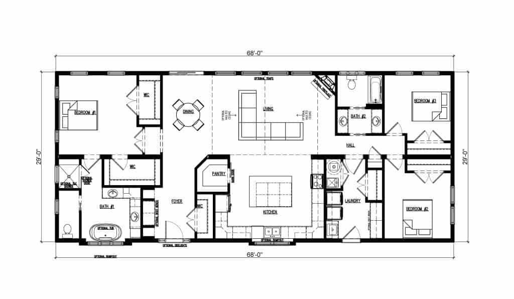 Copper Mountain System Built Custom Model Home Floor Plan