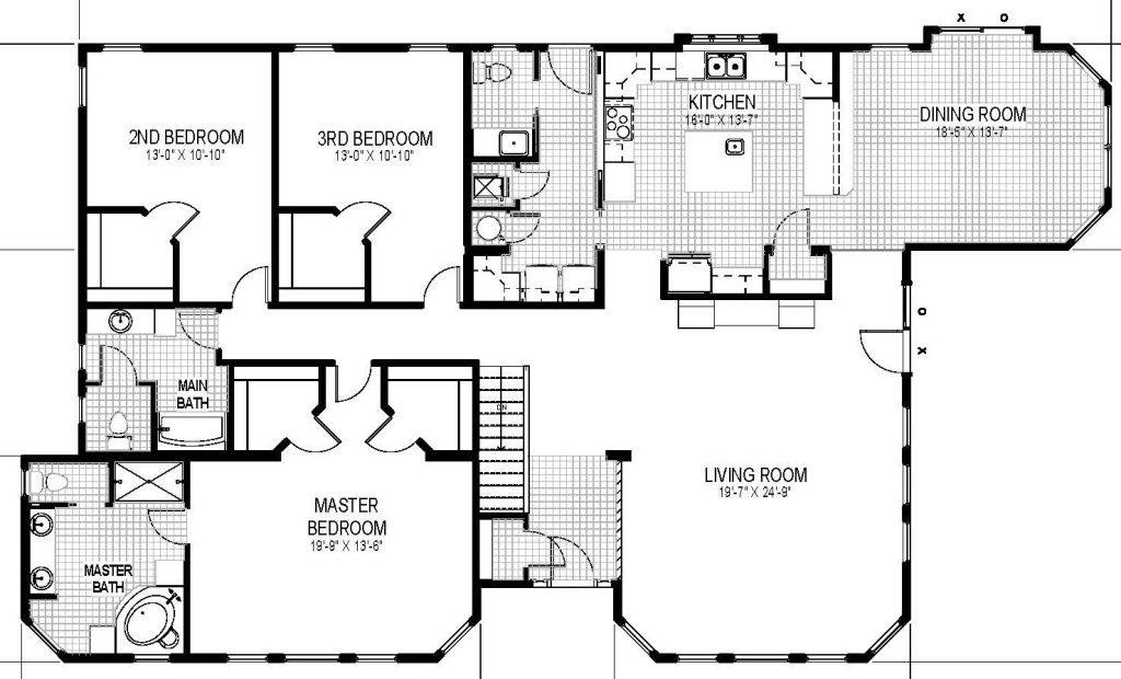 El Dorado System Built Custom Model Home Floor Plan
