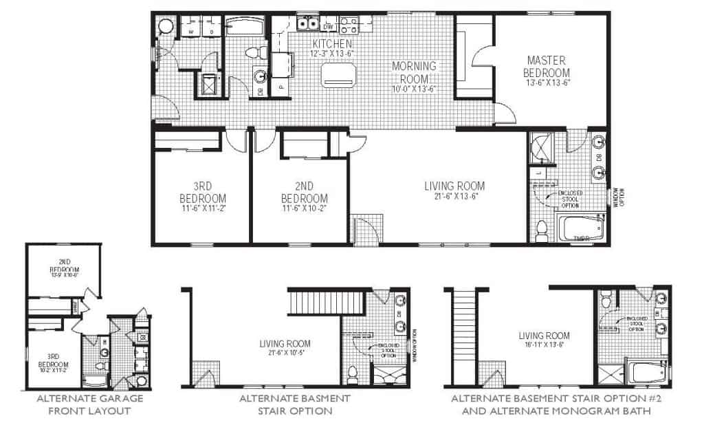 Elwood System Built Custom Model Home Floor Plan