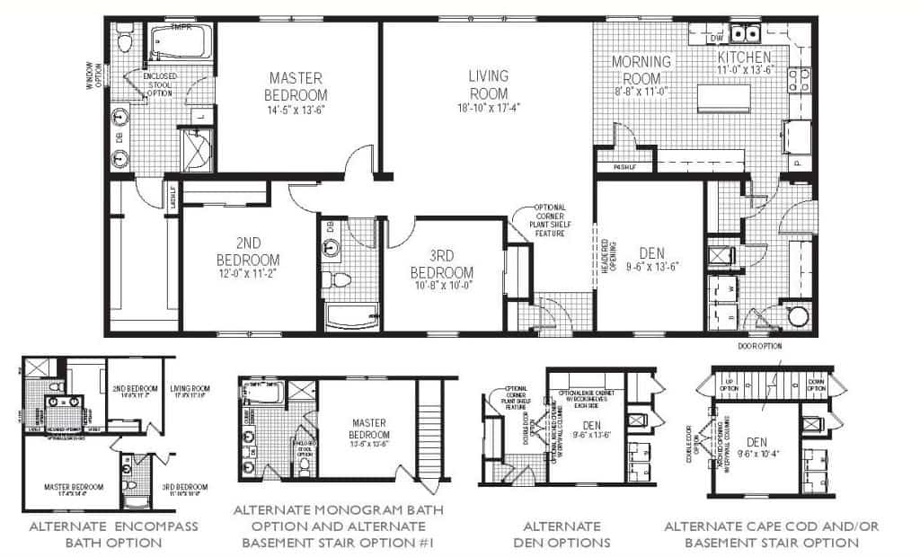 Grafton System Built Custom Model Home Floor Plan