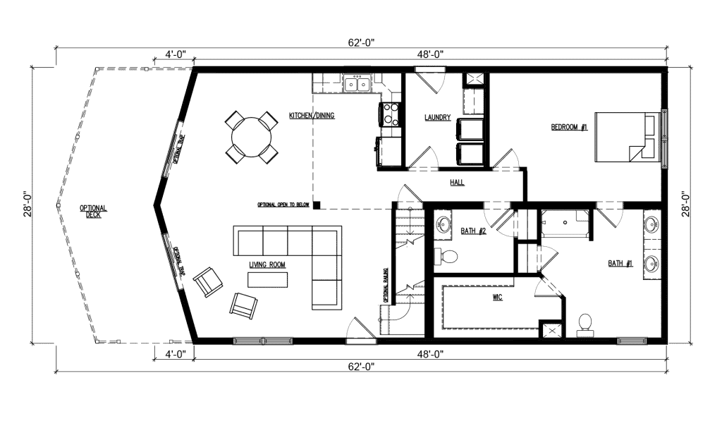 Hemlock System Built Custom Model Home Floor Plan