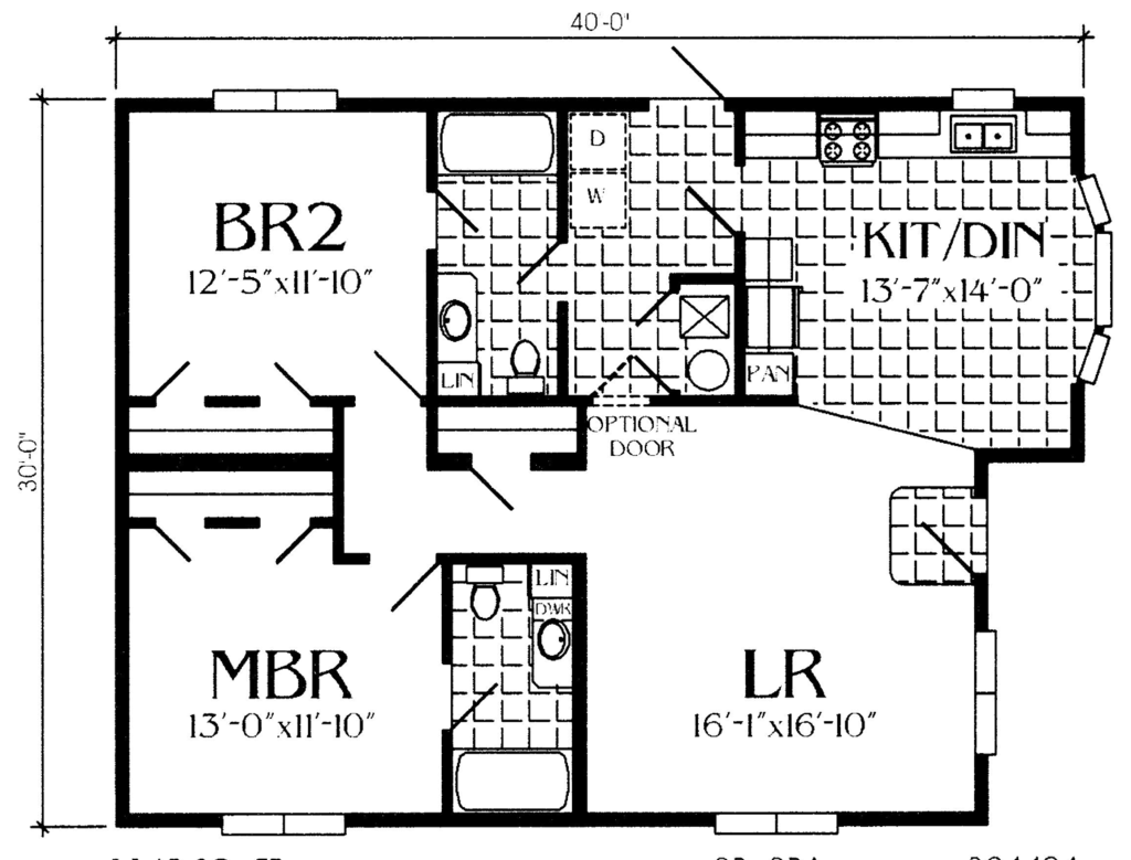 Highland System Built Custom Model Home Floor Plan