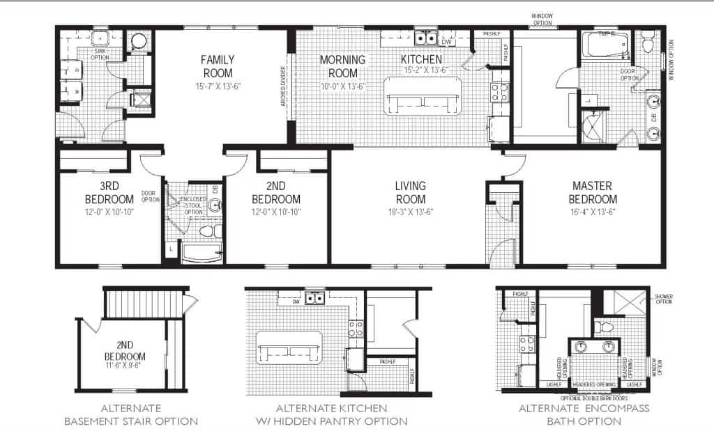 Inwood System Built Custom Model Home Floor Plan