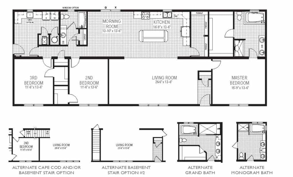 jansen System Built Custom Model Home Floor Plan