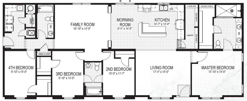 Kiowa System Built Custom Model Home Floor Plan