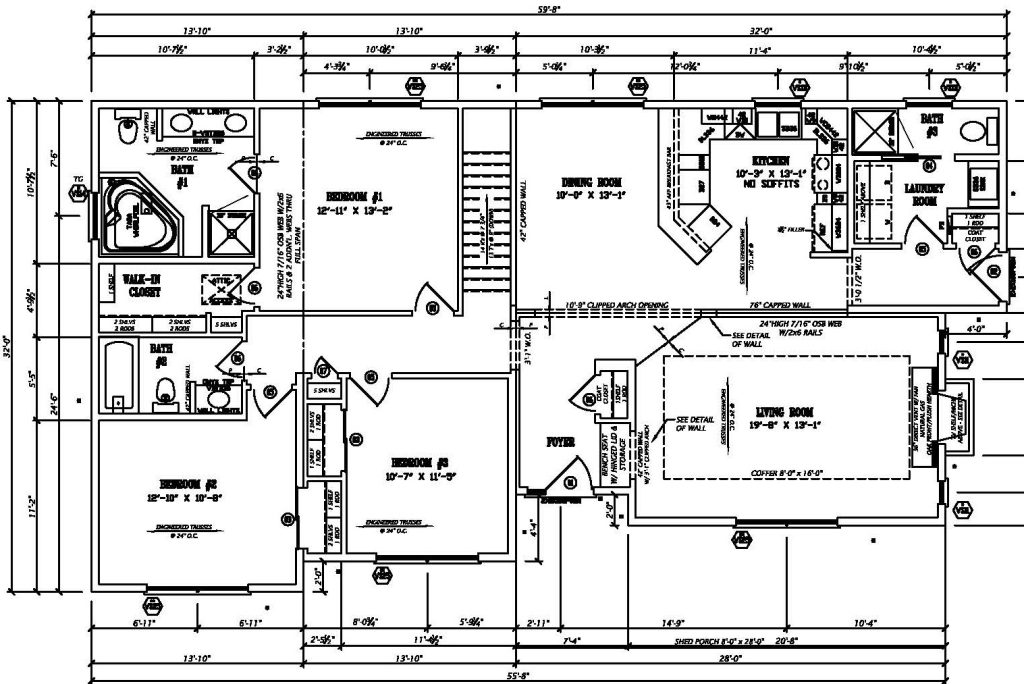 Georgetown System Built Custom Model Home Floor plan